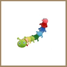 Bezos Peluş Renkli Tırtıl Yastık 75CM 22