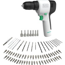 Die Grup Black + Decker Reviva 12 V Akülü Matkap REVDD12A80 (Sürdürülebilir Matkap%50 Geri Dönüştürülmüş Plasti