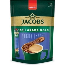 Jacobs Gold 2'si 1 Arada Yoğun Lezzet 10 x 13 G.