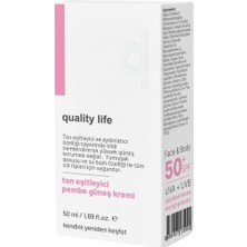 Die Grup Renkli Güneş Kremi - Pink - Tone Up - Ton Eşitleyici Pembe Yüz Güneş Kremi