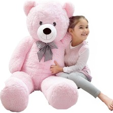 Die Grup Sevgiliye Özel Hediye - 140 cm Papyonlu Peluş Ayıcık... 140CMAYI (Pembe)