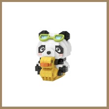 Bezos LZ-8634 Ördekli Panda 190 Parça Block Oyuncak-Mini Poşet 22