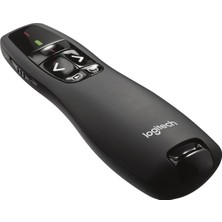 Die Grup R400 Presenter, USB Alıcı Üzerinden Kablosuz 2,4 Ghz Bağlantı, 15 M Menzil, Kırmızı Lazer Işaretleyici, Sezgisel Kullanım Elemanları, 6 Tuş, Pil Göstergesi, Pc - Siyah, Ingilizce Ambalaj