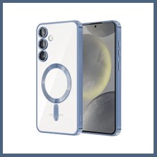 Bezos Samsung Galaxy A55 5g Uyumlu Kross Magneticsafe Kapak - Sierra Blue BZS10