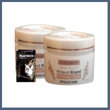Bezos Three Brand Arnavut Kremi 2 Adet Whitens Cream Aklık Kremi A-382 100 ml + 1 Adet Jel Hediye BZS10