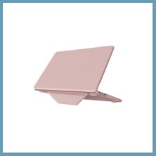 Bezos Macbook Air 15 2024 Macbook Deri Kapak - Pembe MBT06