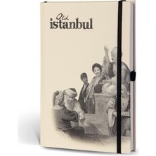 Die Grup Eski Istanbul Journal Çizgili Lastikli Şark Kahvesi
