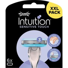 Die Grup Wilkinson Sword Intuition Sensitive Touch Kadın Tıraş Makinesi, 6 Adet
