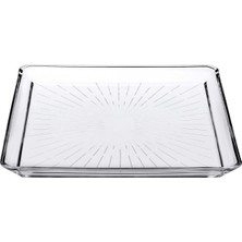 Die Grup Paşabahçe Madlen Servis Tabağı 68683 Madlen Crystal Glass 24X24