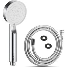 Nerolia Jaguar - Lüks Duş Başlığı ve Pvc Banyo Hortumu Seti / Paslanmaz, Kırılmaz, Kopmaz