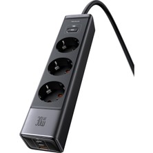 Die Grup CH-0620 6 In 1 Gan 30W Fast Chrger 2C1A Eu Plug, Siyah
