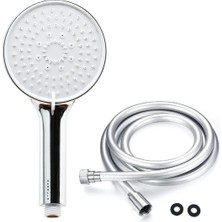 Nerolia Power Shower 5f Lüks Duş Seti Başlığı ve 150 cm Kopmaz Paslanmaz Pvc Duş Spirali
