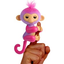 Die Grup Fingerlings Interaktif Bebek Maymun Dokunmaya Tepki Veriyor - 70+ Ses ve Tepki - Charli (Mor)