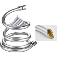 Nerolia 150CM Yüksek Kalite Pvc Duş Spirali / Kopmayan Duş Hortumu / Dayanıklı - Paslanmaz Malzeme