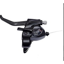 Die Grup Shimano ST-TX800 3lü Sol Vites-Fren Kolu Siyah