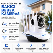 Die Grup Wifi Iç Mekan Güvenlik Kamerası Ptz 355° Döner Çift Yönlü Ses