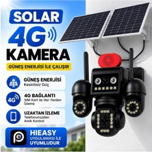 Die Grup Aov 4g Sım Kartlı Solar Güvenlik Kamerası 4 Kameralı Ptz