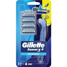 Die Grup Sensor3+ Comfort 4'lü Yedek Bıçağı Başlıklı Tıraş Makinesi