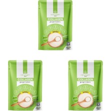 Die Grup GURME%100 Saf Toz Kolajen | Collagen Peptides 150 gr (Tip 1 & Tip 3 Sığır Toz Kolajen Peptit) Helal Sertifikalı (1) (3 Paketi)