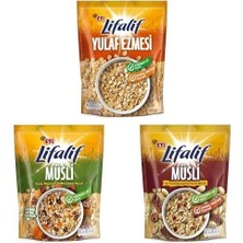 Die Grup Seti | Yulaf Ezmesi 500 G X1 + Kuru Meyveli ve Fındıklı Müsli 350 G X1 + Yer Fıstıklı ve Hurmalı Müsli 350 G X1