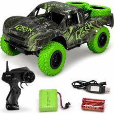Die Grup Uzaktan Kumandalı Full Fonksiyon 2.4g Şarjlı 1:20 4WD Drift Araba Course, 20+ Km/h Hızlı Off-Road Rc Araç, Büyük Dişli Lastikli, USB Şarj Kablolu Oyuncak Araba - HB-DK2001-02-03 (Yeşil)
