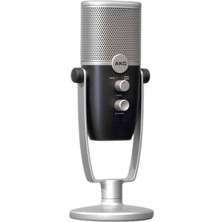 Die Grup Pro Audio Ara Profesyonel Usb-C Kondansatörlü Mikrofon, Çift Desenli Ses Yakalama Modları, Podcasting, Video Bloglama, Oyun ve Akış Için, Mavi ve Gümüş
