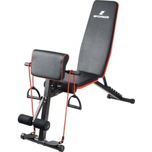 Die Grup Adjustable Shuttle Weight Bench – Ayarlanabilir Ağırlık ve Mekik Sehpası, 7 Sırt Açısı & 3 Oturma Pozisyonu, Katlanabilir Çelik Gövde, Ev Tipi Profesyonel Kullanım