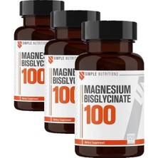 Die Grup Magnesium Bisglycinate 100 Mg 120 Tablet | Magnezyum Bisglisinat Takviye Edici Gıda | Kas Fonksiyonu, Sinir Sistemi, Enerji Metabolizması ve Elektrolit Dengesi Desteği (3 Paketi)