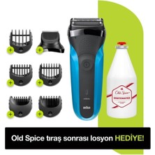 Die Grup 310BT Blu 3'ü 1 Arada Islak&kuru Kablosuz Tıraş Makinesi + Old Spice Tıraş Sonrası Losyon