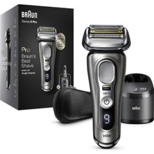 Die Grup Series 9 Pro 9465CC Islak & Kuru Tıraş Makinesi + Clean&charge + Deri Seyahat Kılıfı