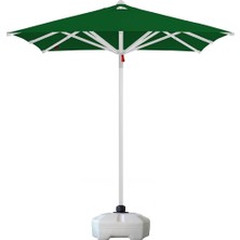 Die Grup Sunminyum 200X200 Polyester Kumaşlı + 50 Litre Bidonlu Bahçe Şemsiyesi (Koyu Yeşil)