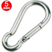 Die Grup 8 mm Yaylı Karabina Salıncak Hamak Askı Kanca Kilidi - 5 Adet, HR01043101
