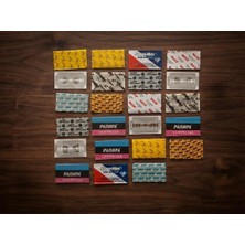 Die Grup Karışık Marka 22'li Paket Tıraş Bıçağı - Klasik Jilet Çeşitleri (22 Adet)