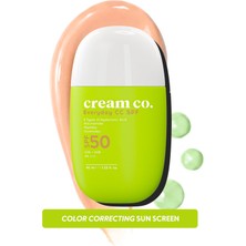 Die Grup Color Corrector SPF50 Güneş Koruyucu Krem, Leke Karşıtı Nemlendirici Aydınlatıcı, 40 Ml, Güneş Serumu