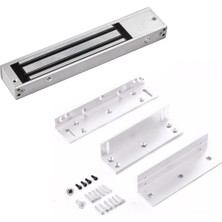 Die Grup SR-180 + Zl Aparat Seti 180 kg Manyetik Kilit 12/24V Dc Elektromanyetik Kapı Kilidi 1 Adet