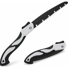Die Grup Katlanabilir Budama Testeresi, 25 cm Bıçaklı Kamp Testeresi, Kilitli Ergonomik Saplı El Testeresi, Ağaç Dal Odun Kesme Testeresi, Bahçe Kamp Outdoor Için, 55 cm Açık 30 cm Kapalı