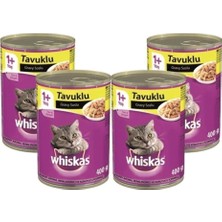 Die Grup Konserve Kedi Mama, 400 G, Tavuklu, Gravy Soslu, 4'lü Set 590095122088314