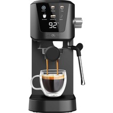 Die Grup Espresso 20 Touch Espresso & Cappuccino Espresso 20 Touch Kahve Makinesi 1350 W, 20 Bar, Dokunmatik Ekran, Buharlaştırıcı, Su Deposu 1 L, Termoblok, Isıtıcı, Damlama Tepsisi, Aksesuarlar