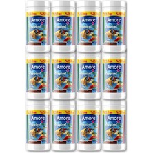 Die Grup Lepistes-Melek-Plati-Moli Balığı Granül Yemi 12X125 ml Tropikal Mix Selection