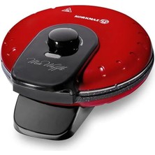 Die Grup Mia Kırmızı Waffle Makinesi A319-04, 850 Watt, 19 cm Çap, Granit Kaplama
