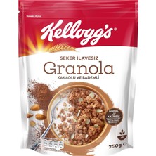 Die Grup 's Şeker Ilavesiz Granola Kakao ve Bademli 250 Gram,%43 Yulaf Içerir, Lif Kaynağı