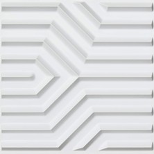 Die Grup Modern Duvar Tasarımında Dekoratif 3D Paneller, 32 Metre Kare, Şerit