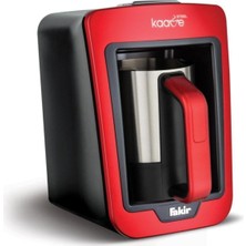 Die Grup Kaave Steel Türk Kahvesi Makinesi, 735 W, 4 Fincan Kapasite, 280 ml Hazne, Paslanmaz Çelik, 21 x 14.5 x 22.5 Cm, Rouge