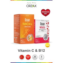 Die Grup Orzax Ocean Vitamin C 1000 Mg 30 Tablet & Methyl B12 5 ml Set