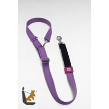 Die Grup Caramelos Köpek Kedi Araç Emniyet Kemeri, Anti-Shock Özellikli, Ayarlanabilir 46-72 Cm, Kahverengi, Naylon Malzeme
