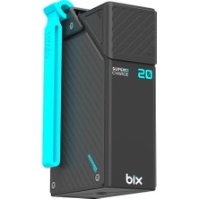 Die Grup PB2065W 20000MAH 65W Süper Hızlı Şarj Özellikli Powerbank Askılı Tasarım Pd Destekli Dijital Göstergeli Taşınabilir Şarj Cihazı