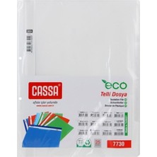 Die Grup Telli Dosya Plastik Eco A4 Gri 7730 50'li
