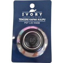 Die Grup Ivory Bakalit Tencere Kapak Kulpu Siyah, (TK003)