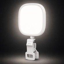 Die Grup 10W 120 LED Klipsli Video Konferans Dolgu Işığı 400 Lm F-682A Beyaz