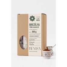 Die Grup Brezilya Türk Kahvesi 250 G%100 Arabica Orta Kavrulmuş Taze Çekilmiş